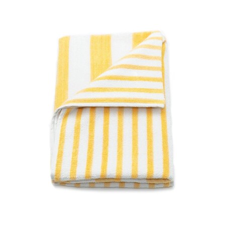 Rifz GOT Collection Stripes Pool Towels, Tropical Yellow , 6PK GOTY30609006